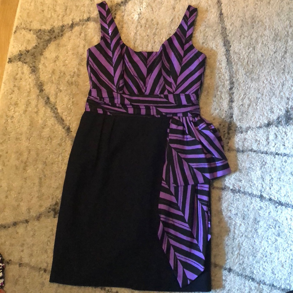 Navy, black and purple Milly dress